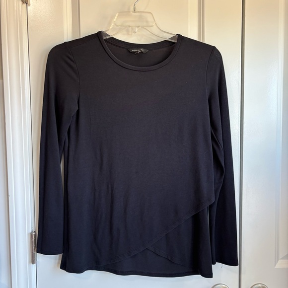 Banana Republic Tops - BN2 Banana Republic Black Long Sleeve Women's Small Tee Modal